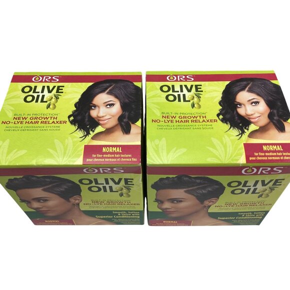 ORS Olive Oil New Growth No-Lye Hair Relaxer Normal Built-In Protection - Picture 2 of 3